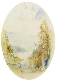 Grimshaw Arthur EA Blick durch die Bäume 1876