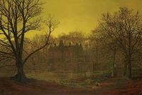 Grimshaw Arthur E A Yorkshire Home 1878 canvas print