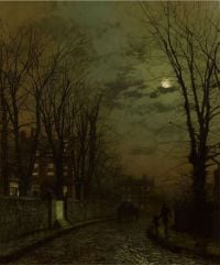 Grimshaw Arthur E A Yorkshire Road November 1886 canvas print
