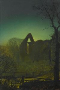 Grimshaw Arthur E Bolton Abbey By Moonlight 1. دير جريمشو آرثر إي بولتون باي مونلايت XNUMX