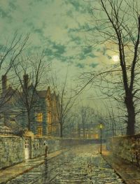 Grimshaw Arthur E Evening Shadows 1881 canvas print