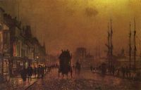 Grimshaw Arthur E Glasgow Docks canvas print