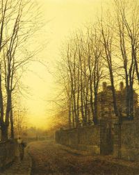 Grimshaw Arthur E Late Autumn 1886