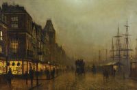 Grimshaw Arthur E Liverpool Docks canvas print