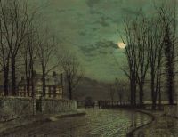 Grimshaw Arthur E November Moonlight 1883