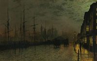 Grimshaw Arthur E Prince S Dock Hull 1881 canvas print