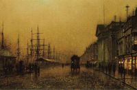 Grimshaw Arthur E Salthouse Docks Liverpool canvas print