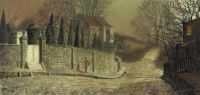 Grimshaw Arthur E The Old Gates Yew Court Scalby Near Scarborough 1874 canvas print