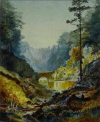 Grimshaw Arthur E The Seven Arches Adel Woods 1864 canvas print