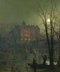 Grimshaw Arthur E Under The Moonbeams 1882