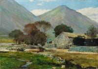 Grimshaw Arthur E Wasdale Head With Great Gable In The Distance canvas print