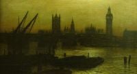 Grimshaw Arthur E Westminster Bridge With The Houses Of Parliament canvas print