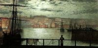 Grimshaw Arthur E Whitby From Station Quay 1878 canvas print