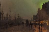 Grimshaw Gourock Near The Clyde Shipping Docks canvas print