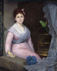 Guerard Gonzales Jeanne L Indolence Ca. 1871 72 canvas print