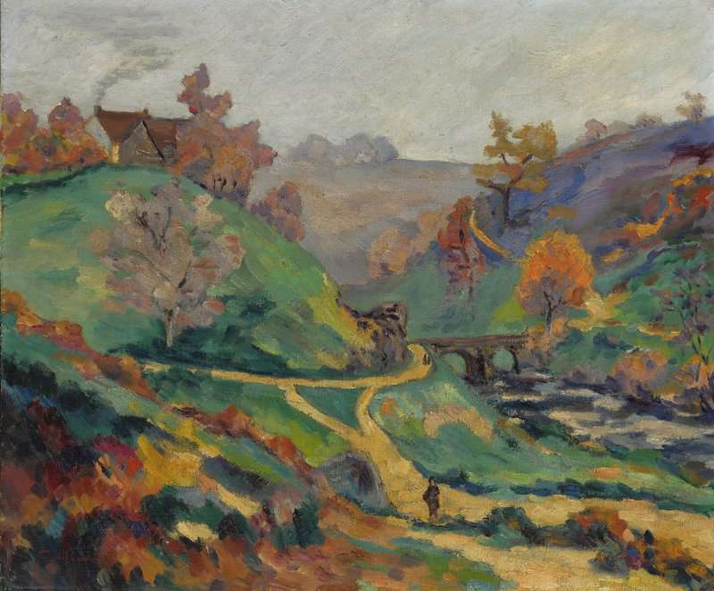 Guillaumin Armand La Sedelle Au Pont Charraud Creuse Ca. 1903 04 canvas print