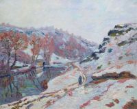 Guillaumin Armand Das Sedelle-Tal unter dem hohlen Schnee ca. 1905