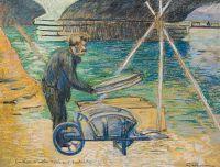 Guillaumin Armand The Sand Screener Under the Pont D Austerlitz كاليفورنيا 1890