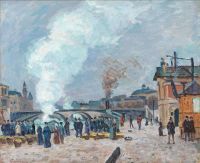Guillaumin Armand The Quays Of Gesvres Paris 1874