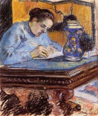 Guillaumin Armand Madame Guillaumin Writing 1892