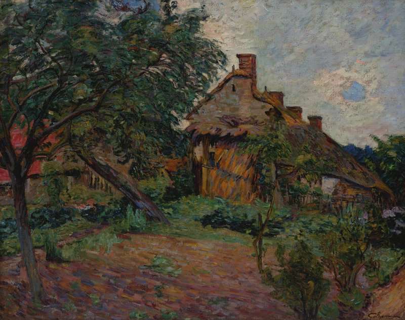 Guillaumin Armand Village De L Le De France Ca. 1888 canvas print