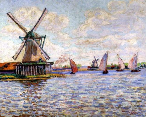 Guillaumin Armand Windmills In Holland canvas print