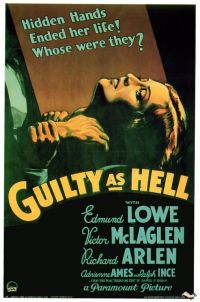 Póster de la película Culpable como el infierno de 1932