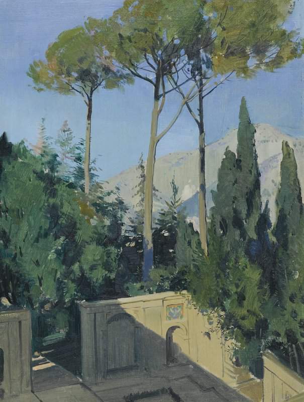 Gunn Herbert James The Garden Of The Villa D Este Ca. 1924 canvas print
