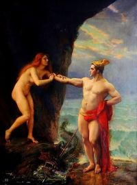 Gustave Claude Etienne Courtois Perseus befreit Andromeda - 1913