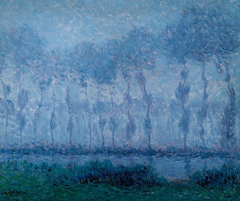 Gustave Loiseau Brume Sur L Eure Saint-cyr C. 1900 canvas print