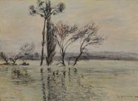 Gustave Loiseau La Pointe De L Ile Submergee 1910