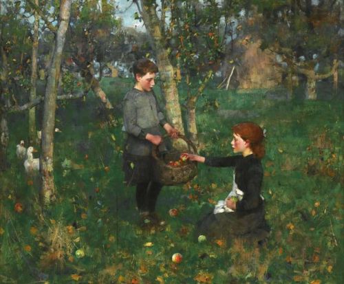 Guthrie James In The Orchard 1885 86 canvas print