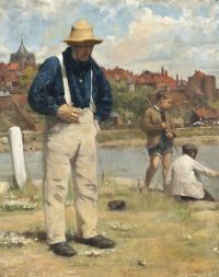 Hacker Arthur A Day S Fishing Rye Sussex canvas print