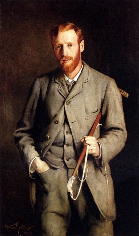 Hacker Arthur Portrait Of The Artist S Brother 1882 canvas print