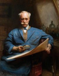 هاكر آرثر سير فرانك شورت 1857 1945 1918 قماش مطبوع