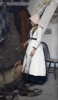 Hall Frederick A Fisherman S Daughter 1886