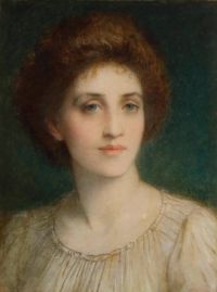Halle Charles Edward Porträt einer Dame 1913