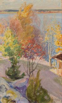 Halonen Pekka An Autumnal Landscape canvas print