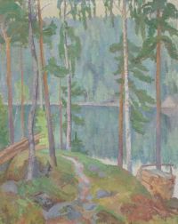 Halonen Pekka Lake View canvas print