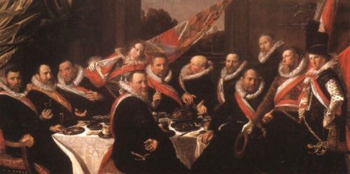 Hals Frans Banquet Of The Officers At The St George Civic Guard canvas print