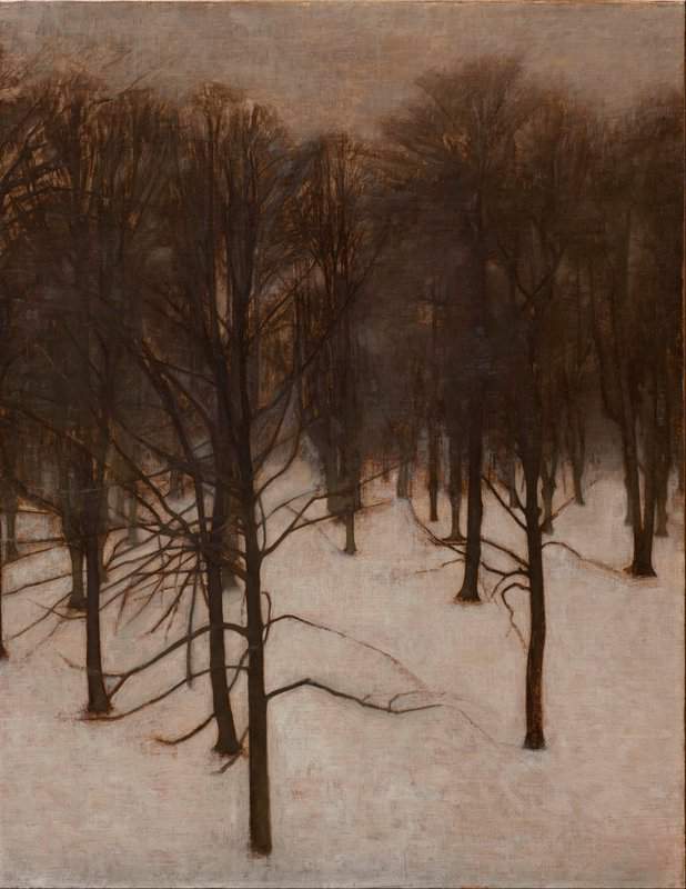 Hammershoi Vilhelm Sondermarken Park In Winter 1895 96 canvas print