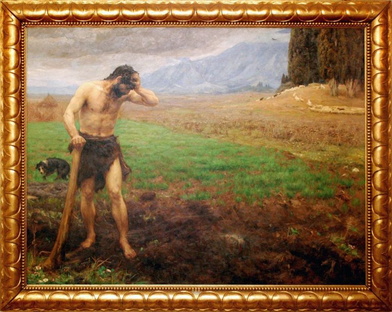 Hans Andersen Brendekilde Kain Having Killed His Brother Abel canvas print