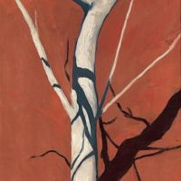 هانز Emmenegger شجرة التين أمام التربة الحمراء 1911