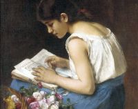 Harlamoff Alexei Alexeivich A Girl Reading