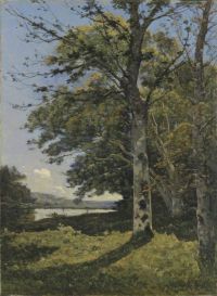 Harpignies Henri Les Bords De L Yonne 1893 canvas print