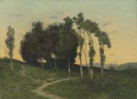 Harpignies Henri Pathway At St. Prive 1895
