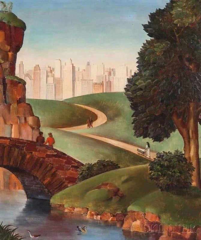 Tableaux sur toile, reproduction de Harry Lane Central Park New York City