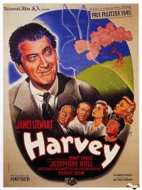 Harvey 1950 프랑스 영화 포스터