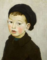 لوحة هارفي جيرترود لطفل كورنيش عام 1916