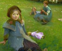 Harvey Gertrude The Lilac Doll canvas print